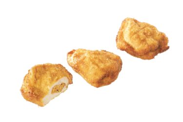 Kipschnitzel gevuld, gegaard