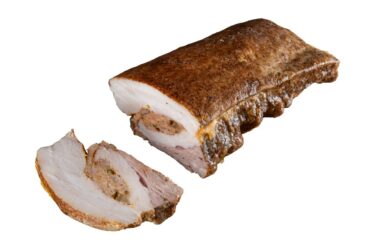 Winters gevulde porchetta